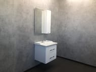 Тумба COMFORTY Неаполь-65 (650х520х500) подвесная, с раковиной, белый глянец 00004148729