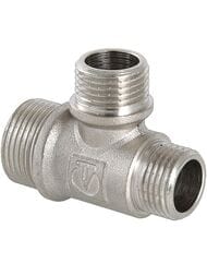 Тройник VALTEC 3/4"х1/2"х1/2" ННН, лат.никелир, VTr.131.RN.050404 — миниатюра 1