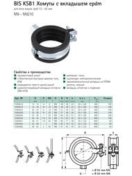 ����� Walraven KSB1 � epdm, 1" M8 32-35��, ������� �����,  3363035