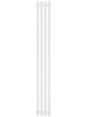 Дизайн-радиатор STOUT Tube Quadro 4 секц. ниж.центр.подкл. QV40-1750-4 CU RAL1T104S9016 белый.муар