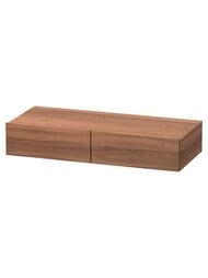 Полка Duravit DuraStyle (1000х150х440) с 2 ящиками, цвет: орех натуральный DS827007979