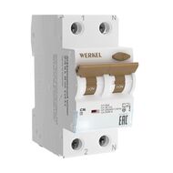 Дифференциальный автомат 1P+N 16 A 30 mА 6 kА C A Werkel W922P166