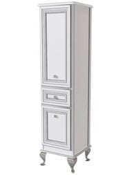 Пенал Caprigo Фреско bianco alluminio 418х1600х394 левый 10650L-B016 — миниатюра 1