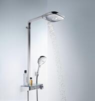 ������� ������� Hansgrohe Raindance Select E 300 3jet Showerpipe � �����������,���� 27127000