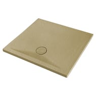 Душевой поддон Azzurra Pietraceramica (900х900х40) квадратный, керамика, бежевый PEPD09009040BE