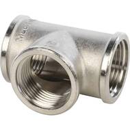 Тройник STOUT 1"ВВВ, никель,  SFT-0020-000001 — миниатюра 5