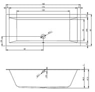 ����� ��������� RIHO LUGO 190x80 ��� ������������, �������������, ����� ���������