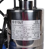 ����� ��������� STOUT � ���������, ������ 10 �, 230V, Q=170 �/���, H=8,8 �, SPD-0001-200450