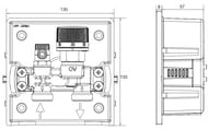 ��������� ����� Oventrop Unibox RTL (57mm) 20-40�C, ������ ������, ����� ������� 1022731