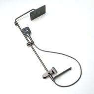 Душевая система Aquatek AQ2840BGM НИКА 3 режима 300х193 мм с длинным изливом, оружейная сталь — миниатюра 7