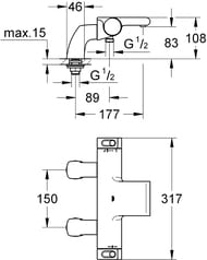 ��������� Grohe Grohtherm 2000 34176001 �� ���� �����, ���������