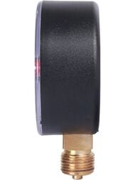 Манометр Watts F+R201, 0-4 бар, 3/8", D63мм, бок.подкл. (радал.), с указат.предела,  10007736