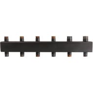 Коллектор распределительный ROMMER 3(5) отопительных контура 1х1.1/4", сталь