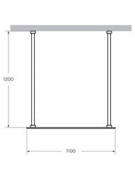 ������� ����������� CEZARES LIBERTA (1100�1950) LIBERTA-L-2-110-120-GR-NERO ����. ������, ����. ����