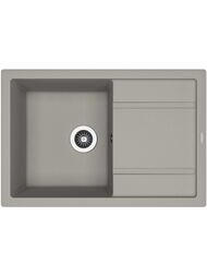 Мойка FLORENTINA Липси 760х510х217 с крылом, оборачиваемая, врезная, грей 20.160.D0760.305