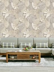 Обои виниловые на флизелине Grandeco Perfect Harmony PH 3004 (0,53х10,05) бежевый рул.)