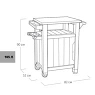 ���� ��� ������� KETER UNITY (76,4x52x90), 105�, ����������