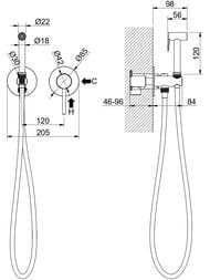 ����� � ������������� ����� Aquatek ������ AQ1319CR ������������, 2 ���., �������������, ����: ����