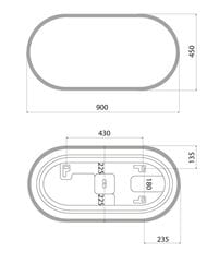 ������� IDDIS Uniq UNI9045i98 900�450 2 ������, � ���������� 3�1, ��������� ����������� � ��������