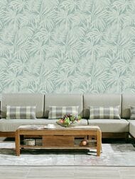 Обои виниловые на флизелине Grandeco Perfect Harmony PH 3406 (0,53х10,05) изумрудный (рул.)