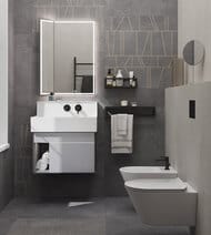 Зеркало KERAMA MARAZZI TECNOLOGICA M с подсветкой, 650х30х850, TE.M.mi.65