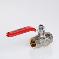 Кран шаровый 3/4"ВВ VALTEC BASE красная ручкa VT.214.N.05