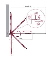 ������ �� ����� BELBAGNO LUCE-VF-11-80/145-C-NERO (800-815�1450) ������ �������./������� ������