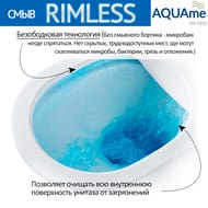 ������ ��������� AQUAme � �������� SoftClose, Rimless, 515x355x365, ������ ������� AQM2001MB