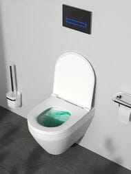 Унитаз подвесной Am.Pm Spirit V2.0 Aquaspin с сиденьем микролифт, белый C701900SC
