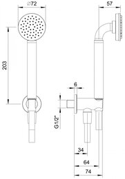 ������� ����� Fantini Icona Classic 5313R043 �����, ��������� �����., ����� 1500 ��, ������ �������