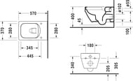 ������ ��������� DURAVIT VERO AIR 370�570 ������������, ����� 2525090000