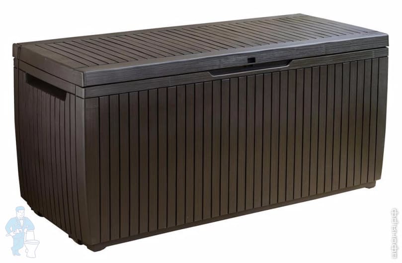 Сундук KETER SPRINGWOOD STORAGE BOX (123x54х57), 305л, коричневый