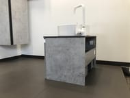 Тумба COMFORTY Эдинбург-60 (600х525х400) подвесная, с раковиной и столеш., бетон светлый 00-00002782