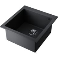 Мойка Omoikiri BOSEN 47-BL (470х500х220) врезная, тетогранит, черная 4993586