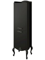 Пенал Caprigo Бурже nero lucido 486х1652х393 левый 11051L-020