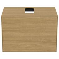 Тумба под раковину Ideal Standard CONCA (800x505x550) 2 ящика, св орех, столешница с вырезом T3941Y6