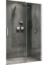 Душевая дверь ABBER Komfort AG90120 (1200х2000) раздвижная, стекло 8мм прозрачное/хром — изображение 3