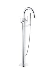 Смеситель KLUDI NOVA FONTE Puristic для ванны/душа, напольный, двухзахватный, хром 205900515