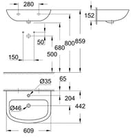 ���������� Grohe Bau Ceramic 39421000 ��������� (609�152�442)
