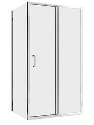 Душевой уголок ABBER Schwarzer Diamant AG301305-S905 (1300х900х1900) прямоуг., ст. 5мм прозр./хром