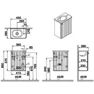 ����� � ��������� Vitra Root Groove 455�285�575 ���������, ������, 1 ��., ����� ������� 69198