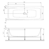 ����� ��������� AM.PM Func 1700�427�750 �������������, ����� W84A-170-075W-A