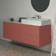 Тумба под раковину Ideal Standard CONCA (1585х505х540) 4 ящика, закат матовый лак T3990Y3