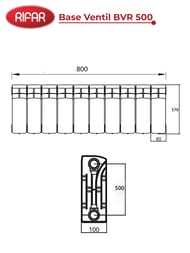 �������� ��������������� Rifar Base Ventil BVR 500 ������ ������ �������., 10 ������, 1970 ��, �����