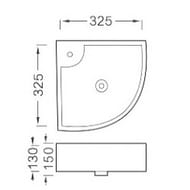 �������� ��������� ������� AQ5166A-00 (325�325�130) �������,1 �����. ��� ���������,����� AQ5166A-00
