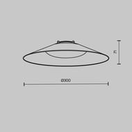 ��������� ���������� Maytoni Campana (��������) TR127B-12W3K-B Parity 3000K 12�� 120� ������, IP20