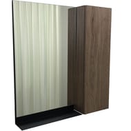 Зеркало-шкаф COMFORTY Кёльн-75 (880х800х140) подвесной, дуб темный 00004147987