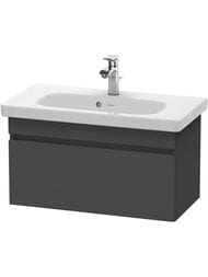 Тумба под раковину Duravit DuraStyle (730х398х368) подвесная,1 ящик, графит матовый DS639904949 — миниатюра 1