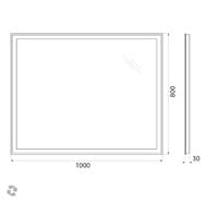 ������� BelBagno (1000x30x800) � ���������� � ��������� ������������ SPC-GRT-1000-800-LED-BTN
