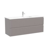 Тумба подвесная SANCOS Snob R 1195х390х500, 2 ящика, доводчики, Doha Soft,SNR120/39SM